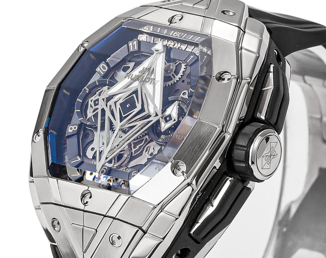 Black silver, Black and Black gold Watch