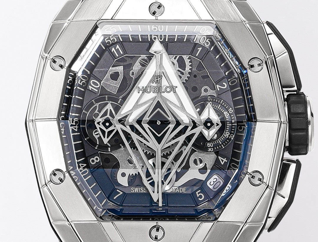 Black silver, Black and Black gold Watch