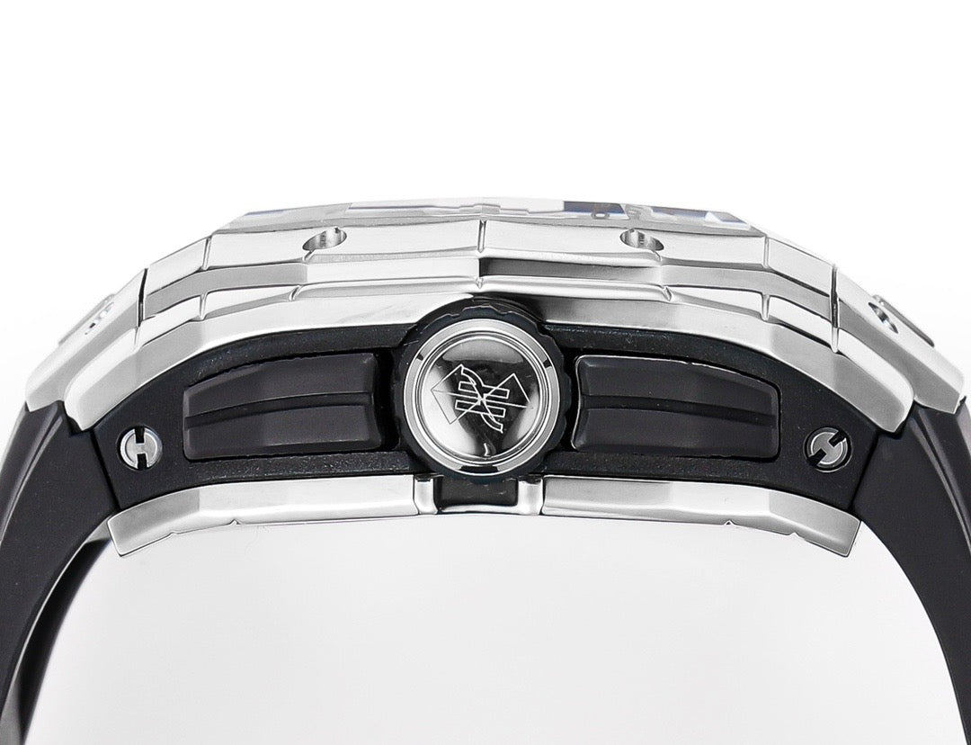 Black silver, Black and Black gold Watch