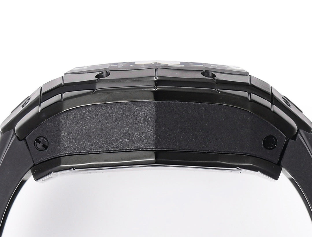 Black silver, Black and Black gold Watch
