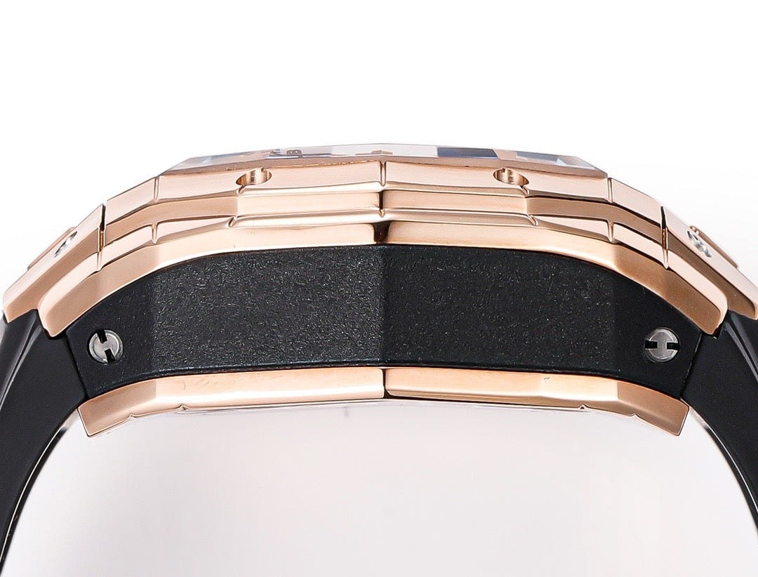 Black silver, Black and Black gold Watch