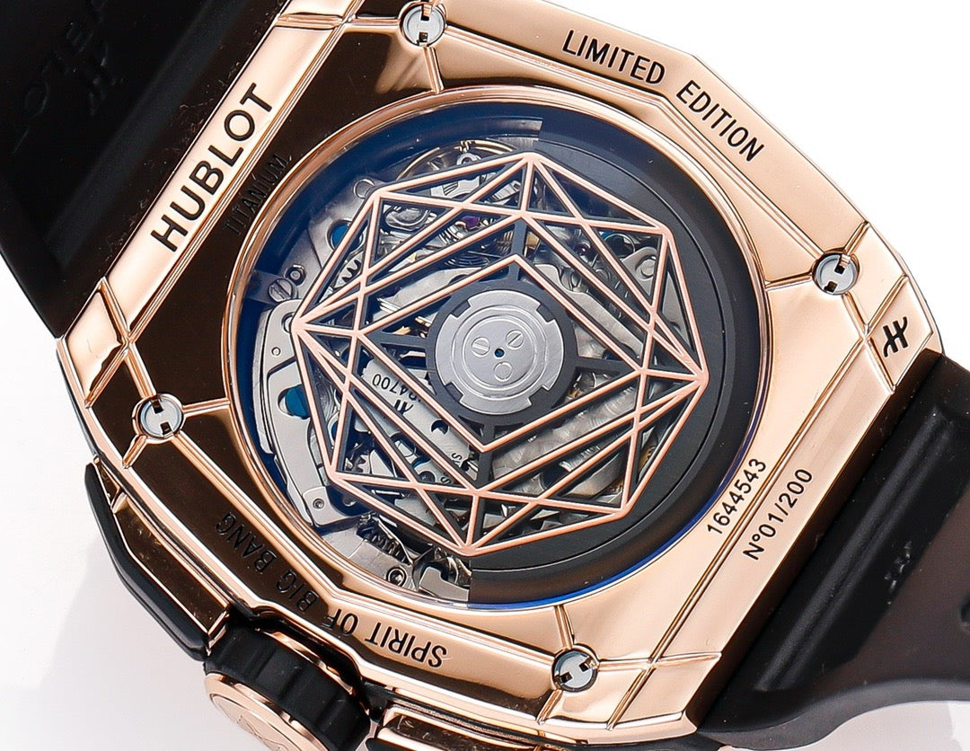 Black silver, Black and Black gold Watch