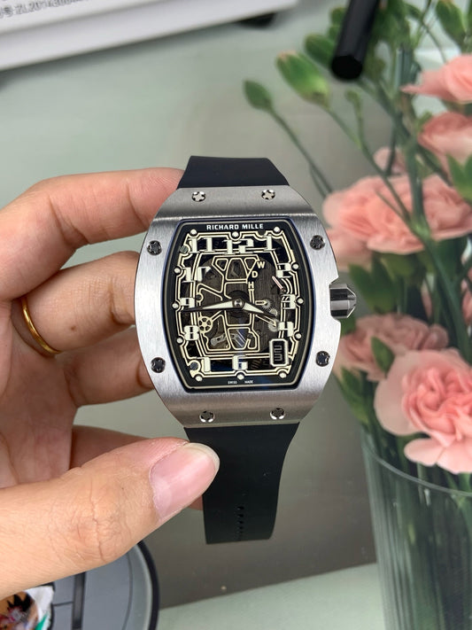Black silver Watch