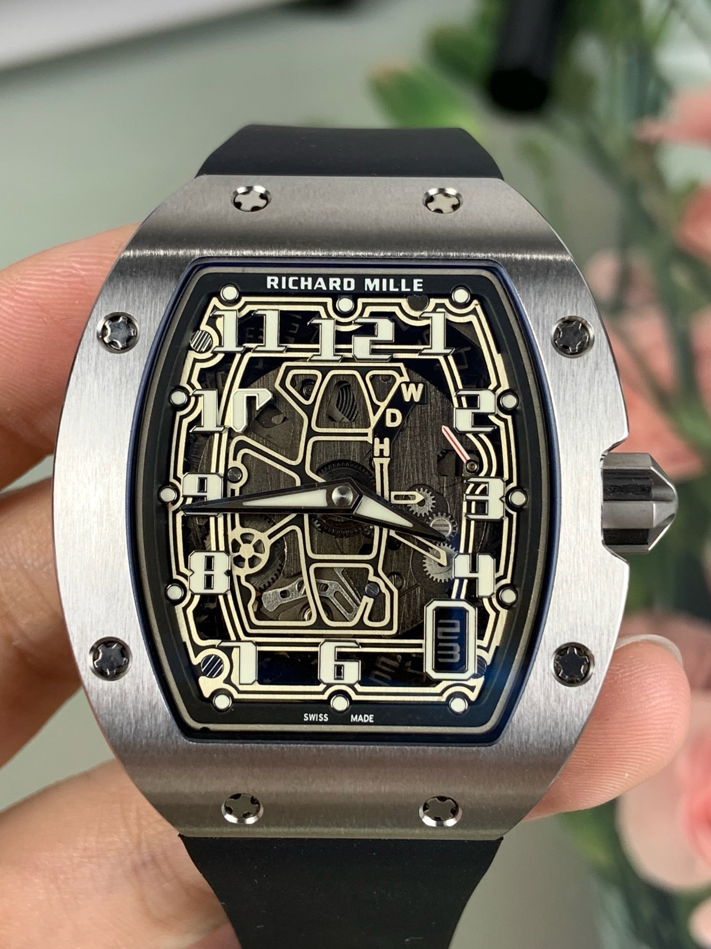 Black silver Watch