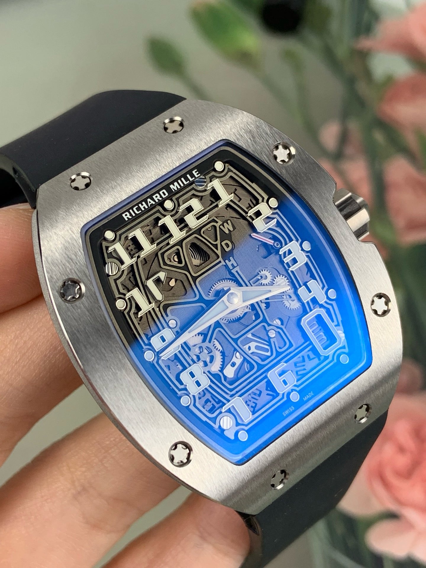 Black silver Watch