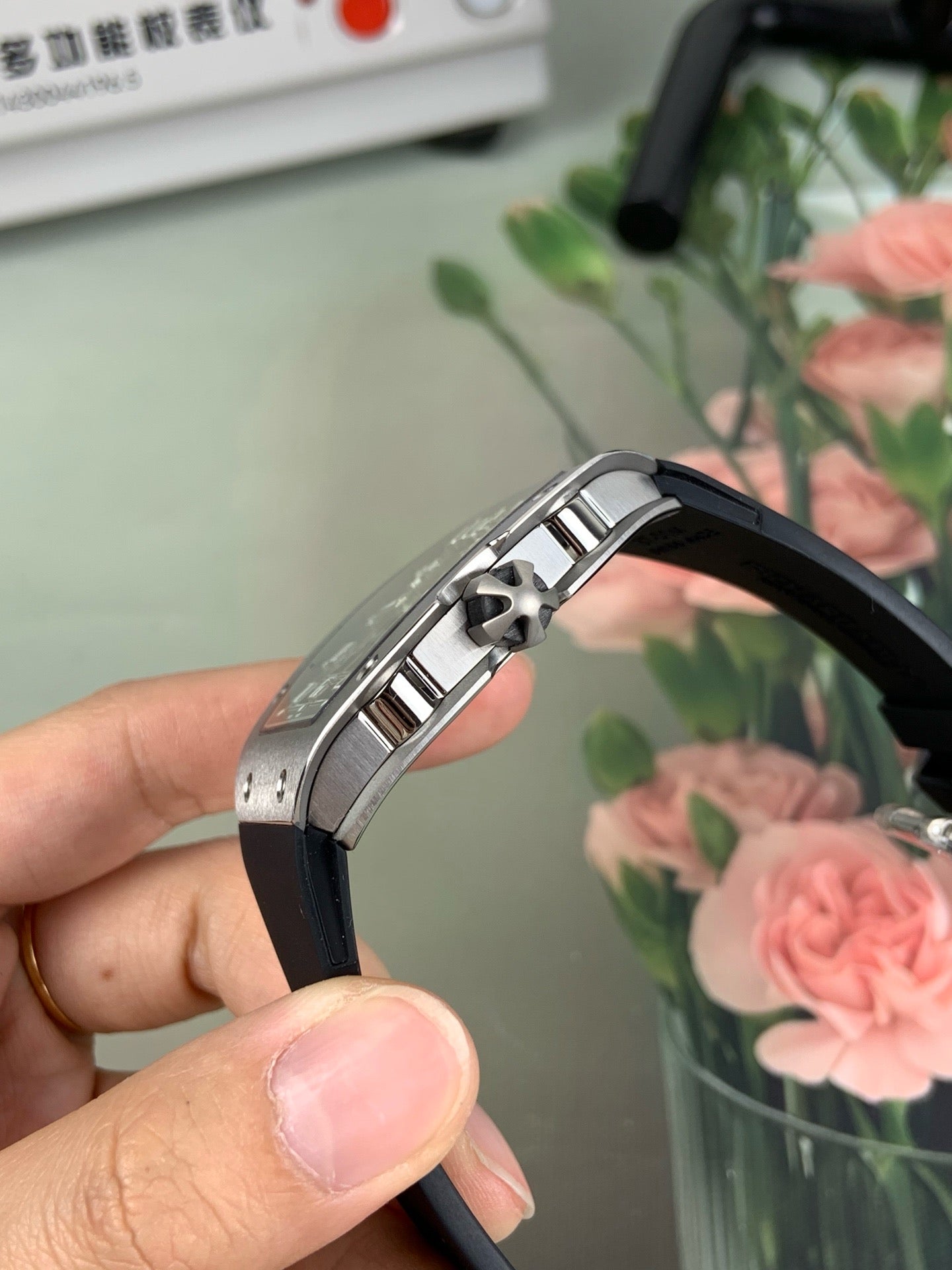 Black silver Watch