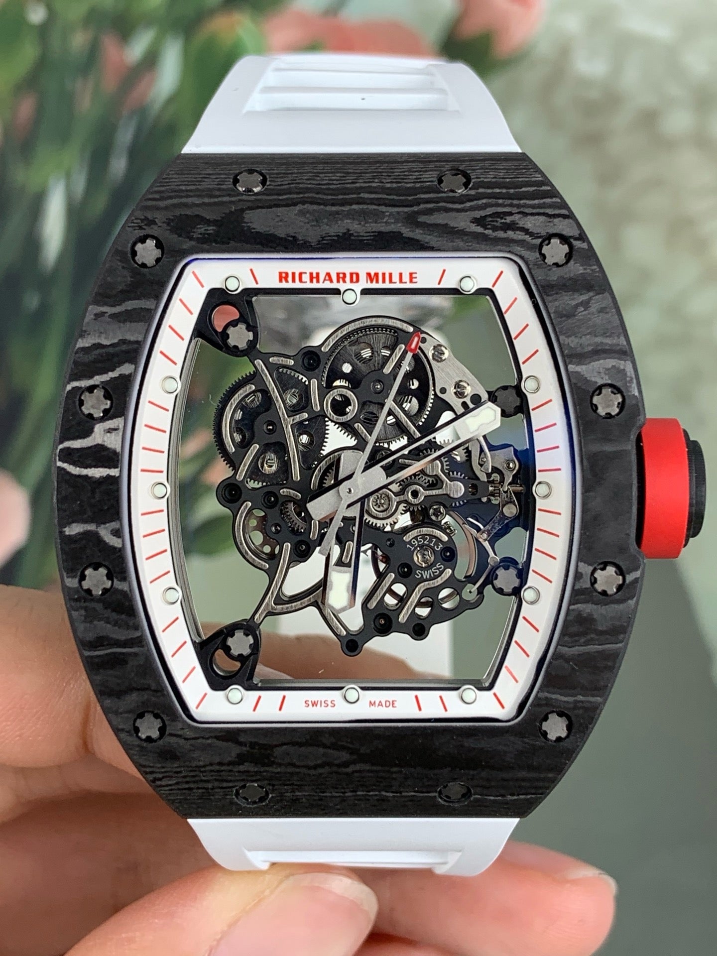 Black white red Watch