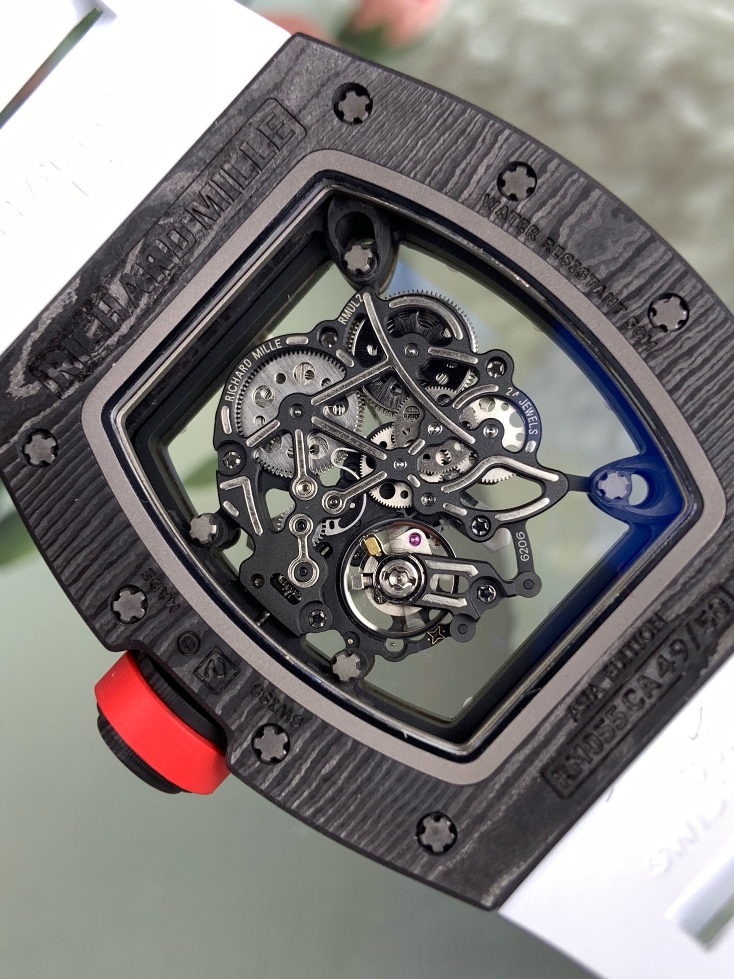 Black white red Watch