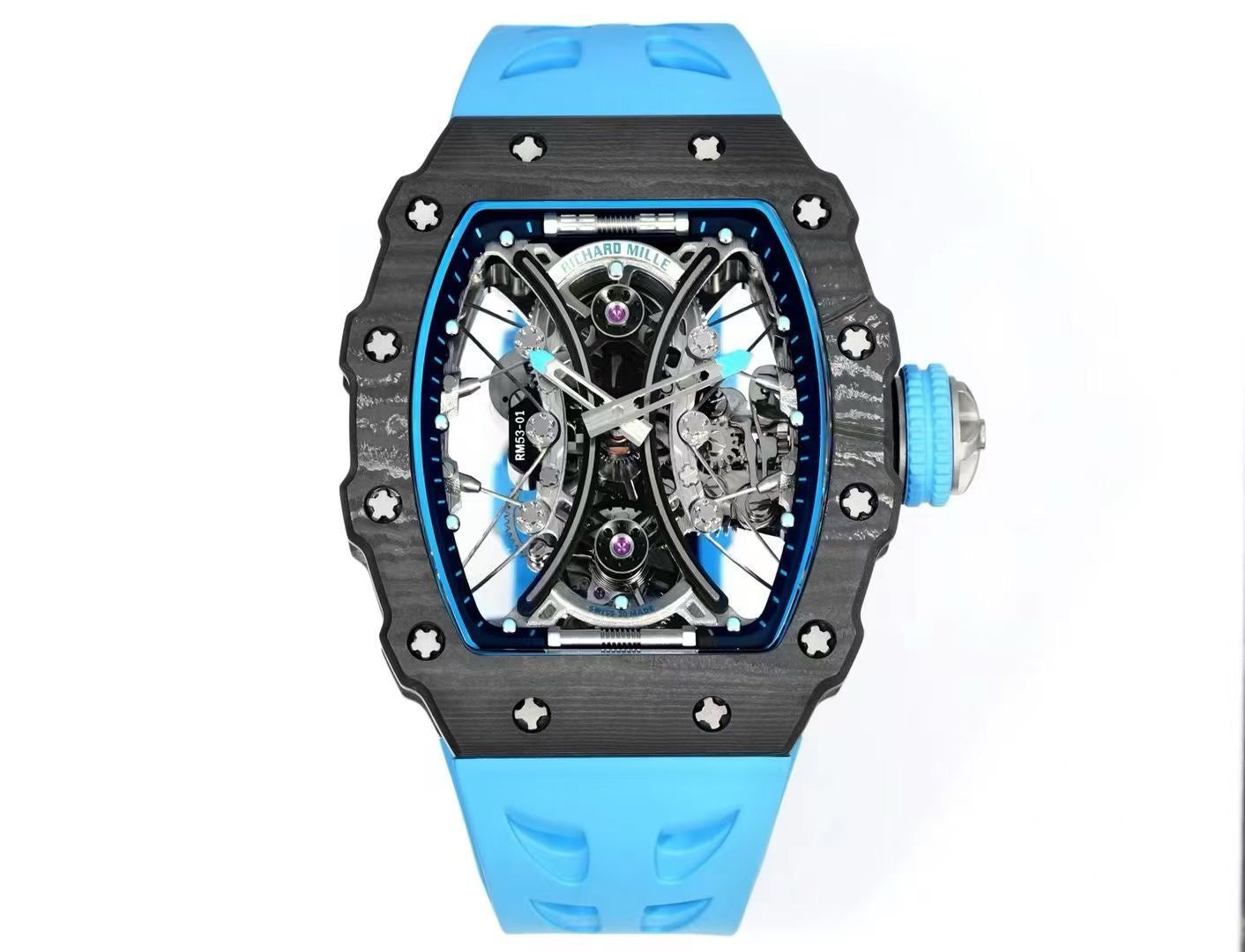 Blue black and Blue white Watch