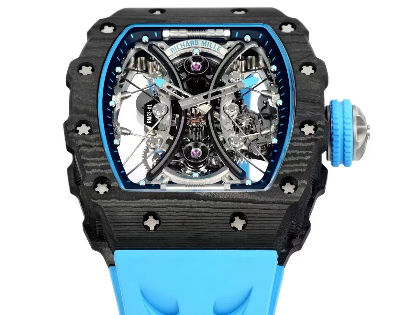 Blue black and Blue white Watch