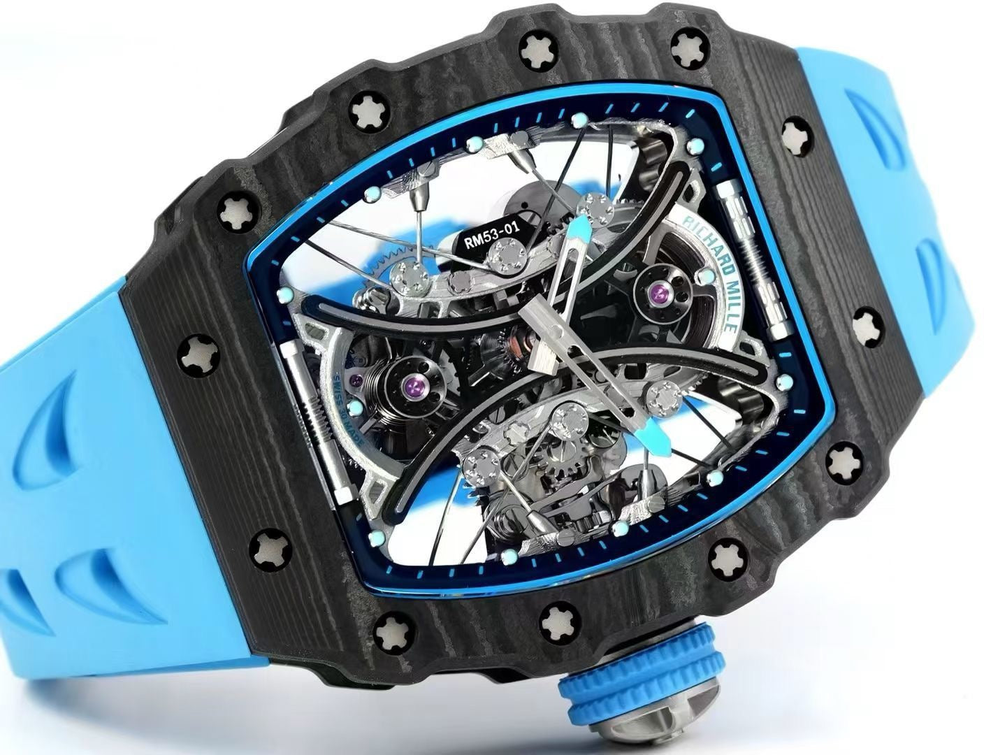 Blue black and Blue white Watch
