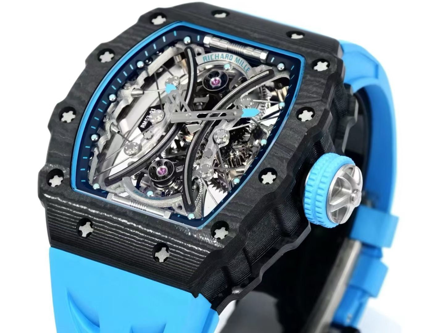 Blue black and Blue white Watch
