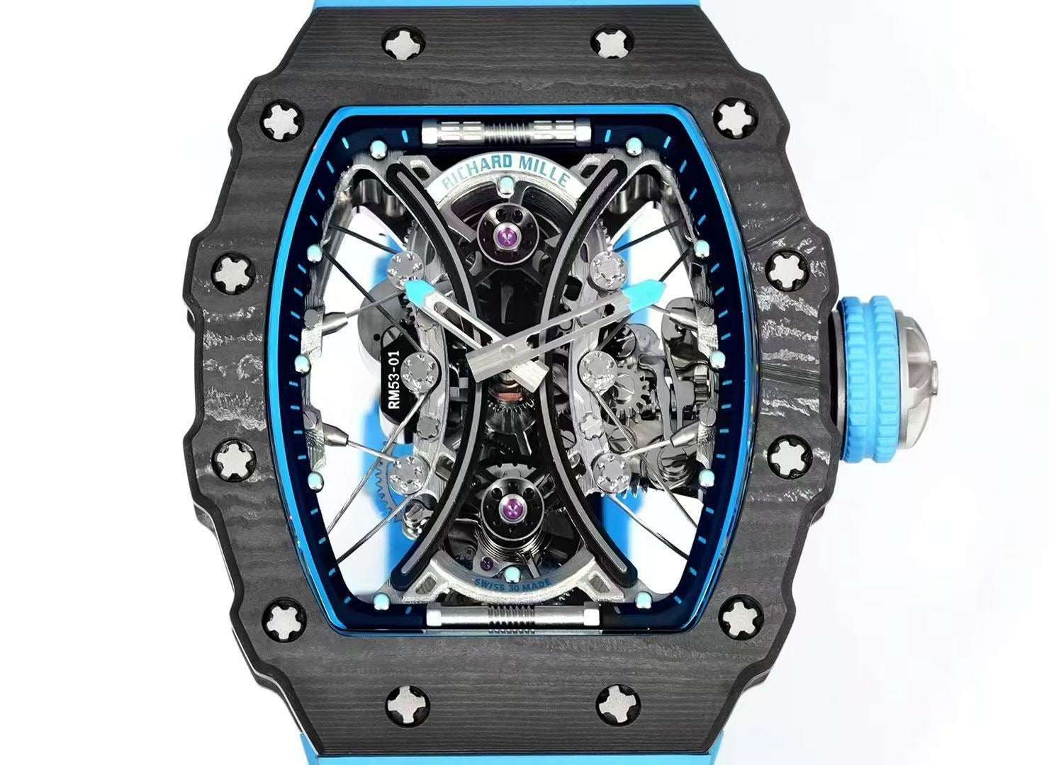 Blue black and Blue white Watch