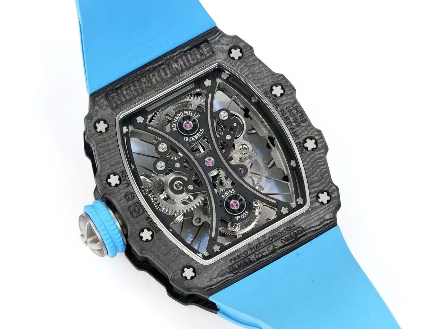 Blue black and Blue white Watch