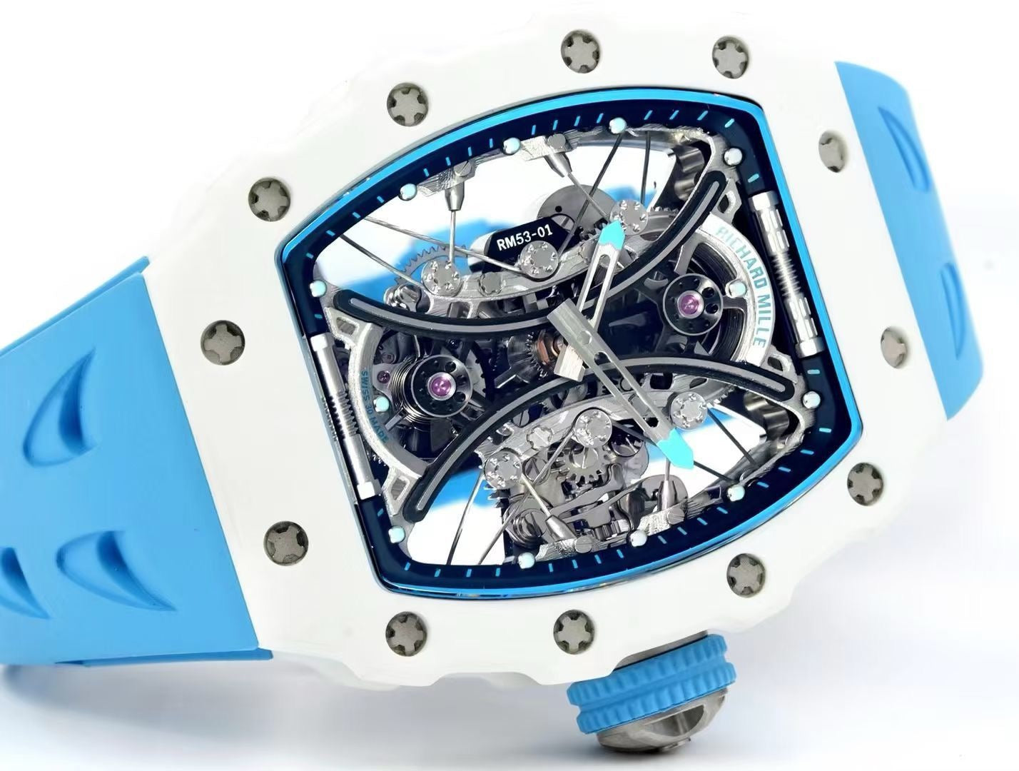 Blue black and Blue white Watch