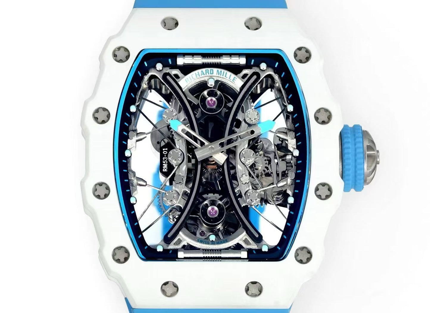 Blue black and Blue white Watch