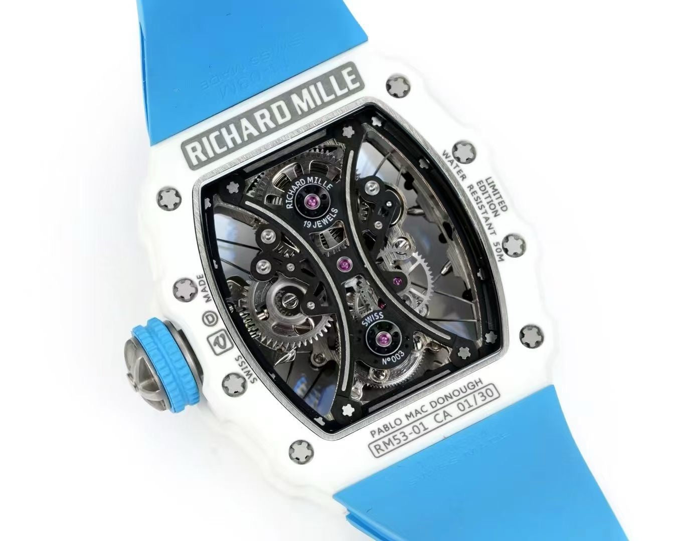 Blue black and Blue white Watch