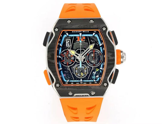 Black orange, Black and Black blue Watch