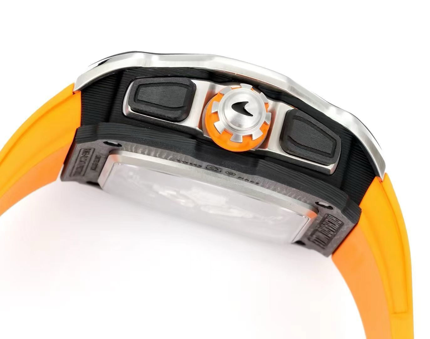 Black orange, Black and Black blue Watch