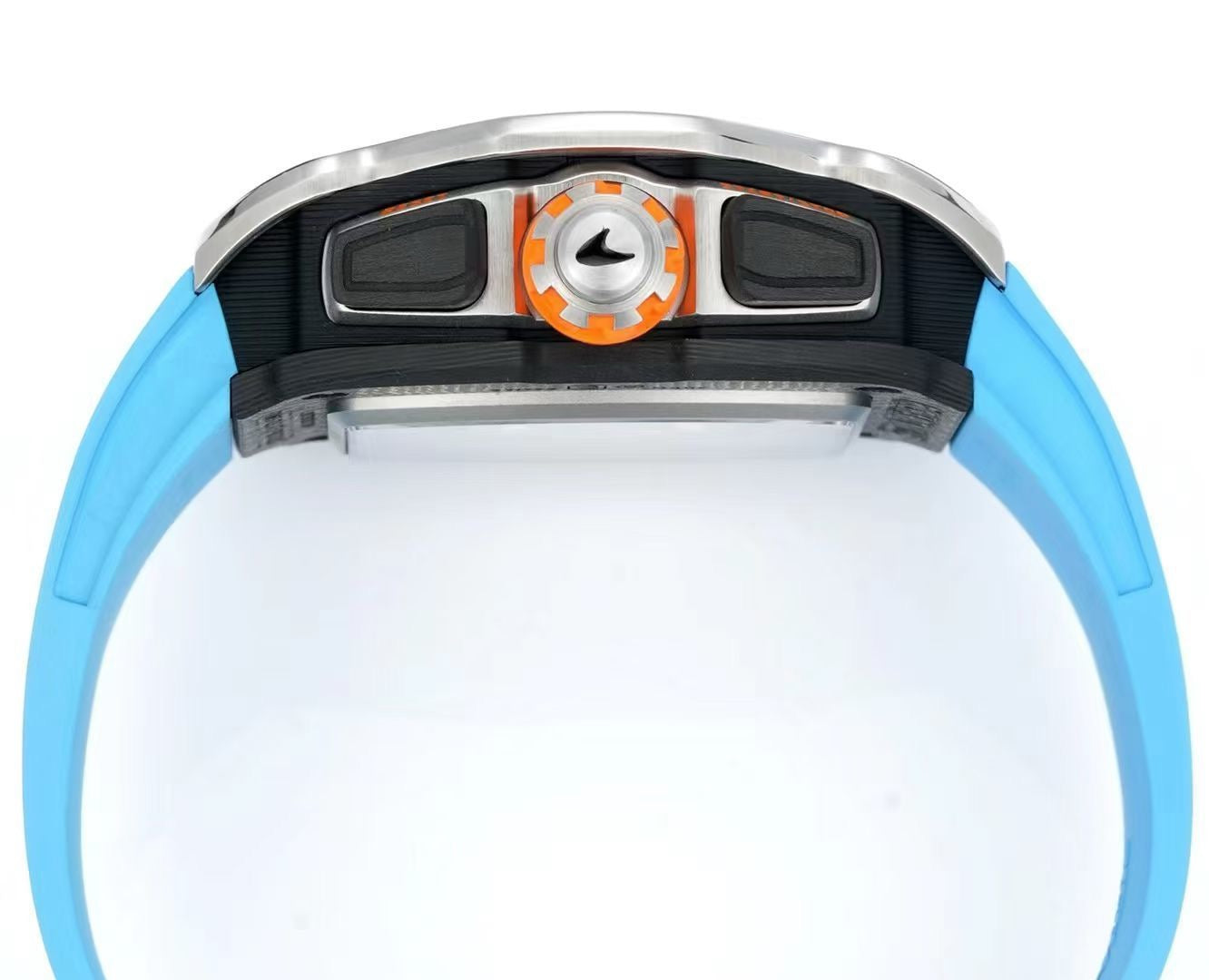 Black orange, Black and Black blue Watch