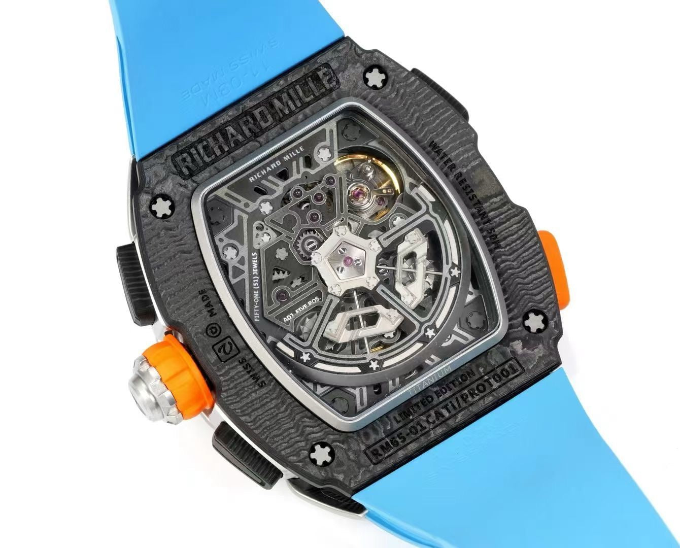 Black orange, Black and Black blue Watch
