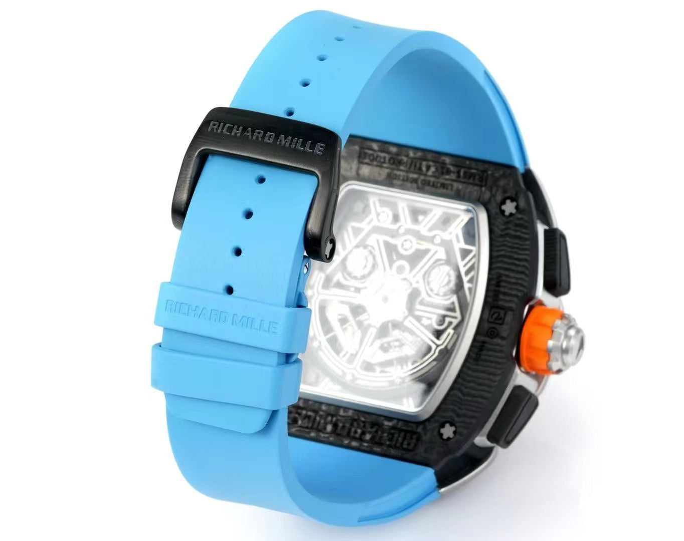 Black orange, Black and Black blue Watch