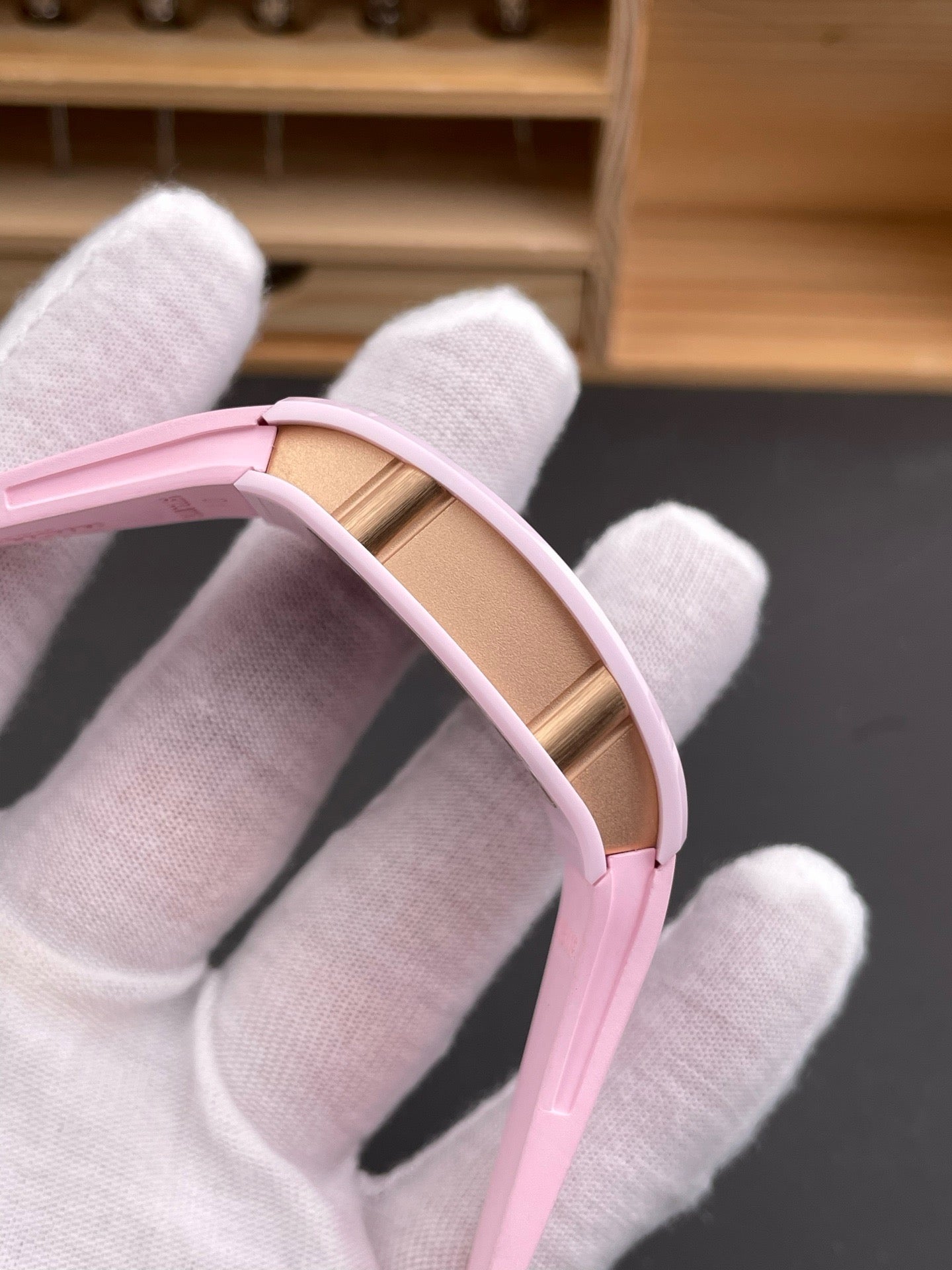 Pink and White Watch