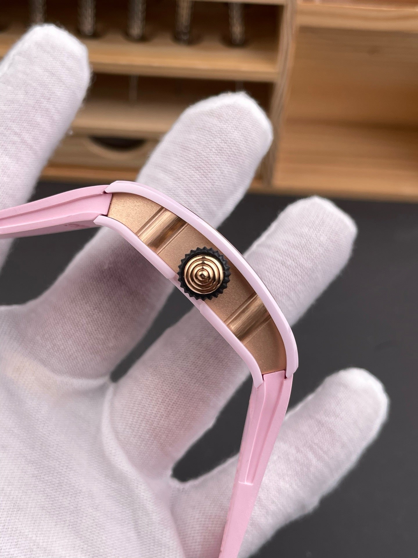 Pink and White Watch