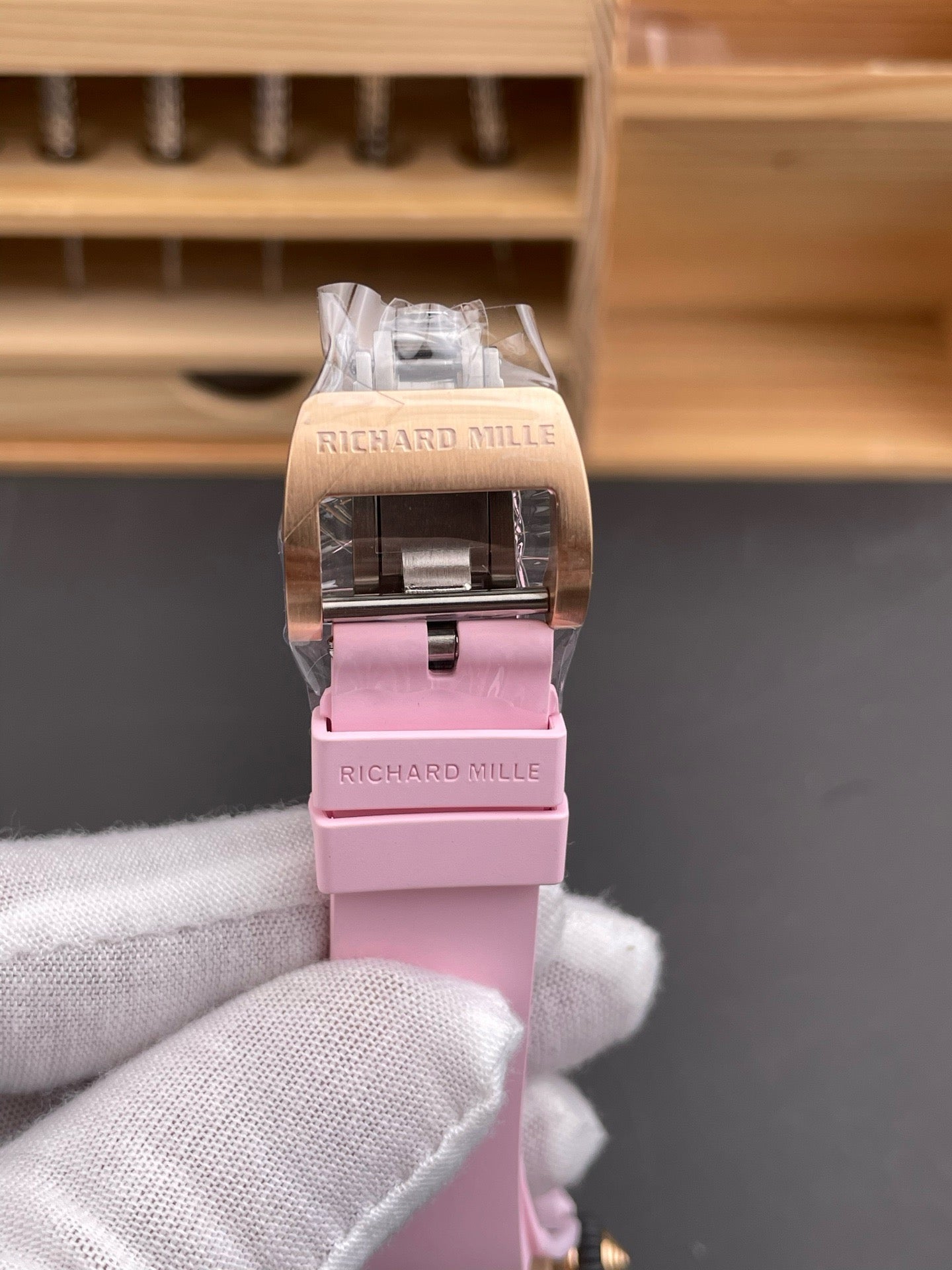 Pink and White Watch