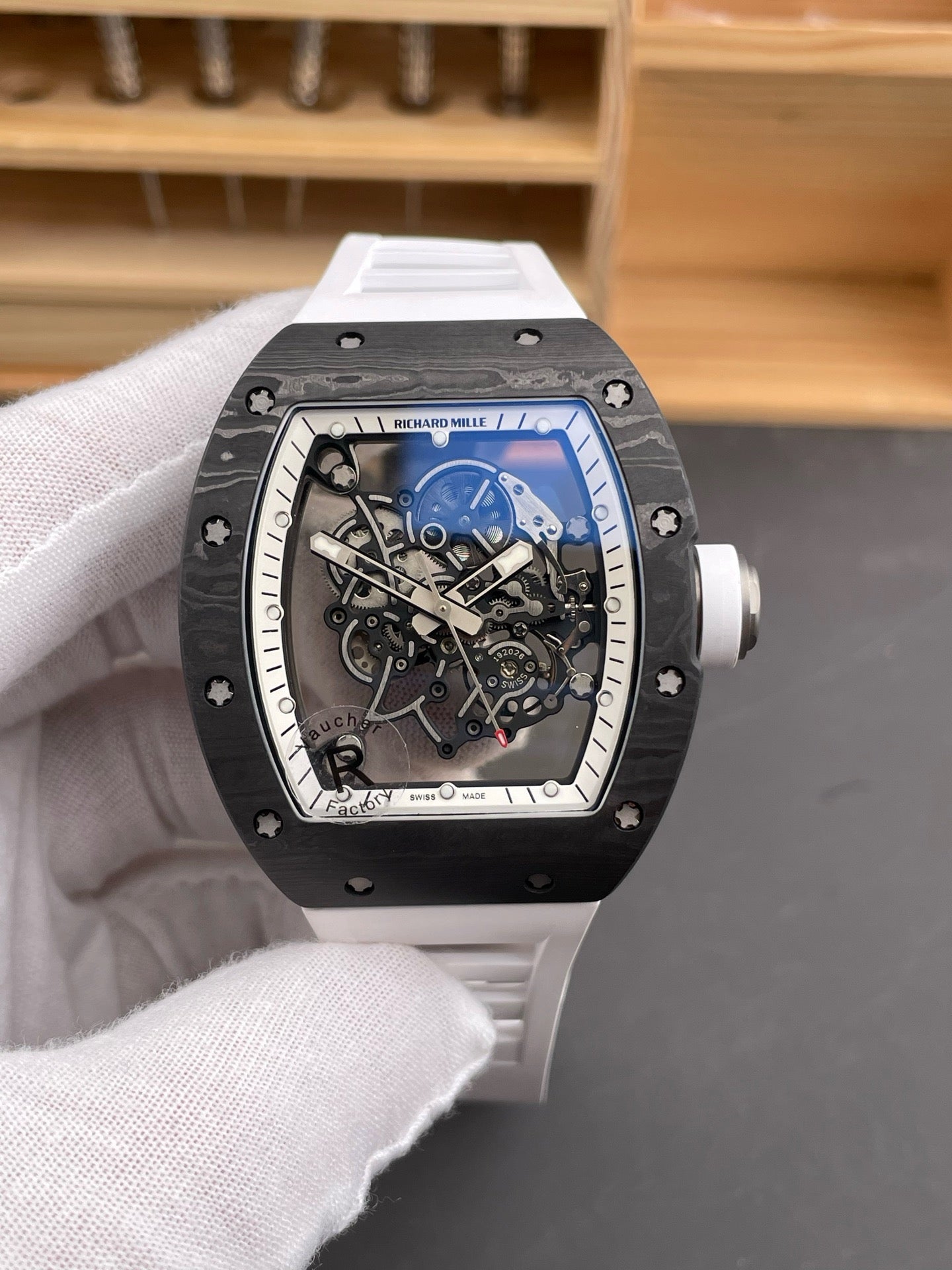White black and White Watch