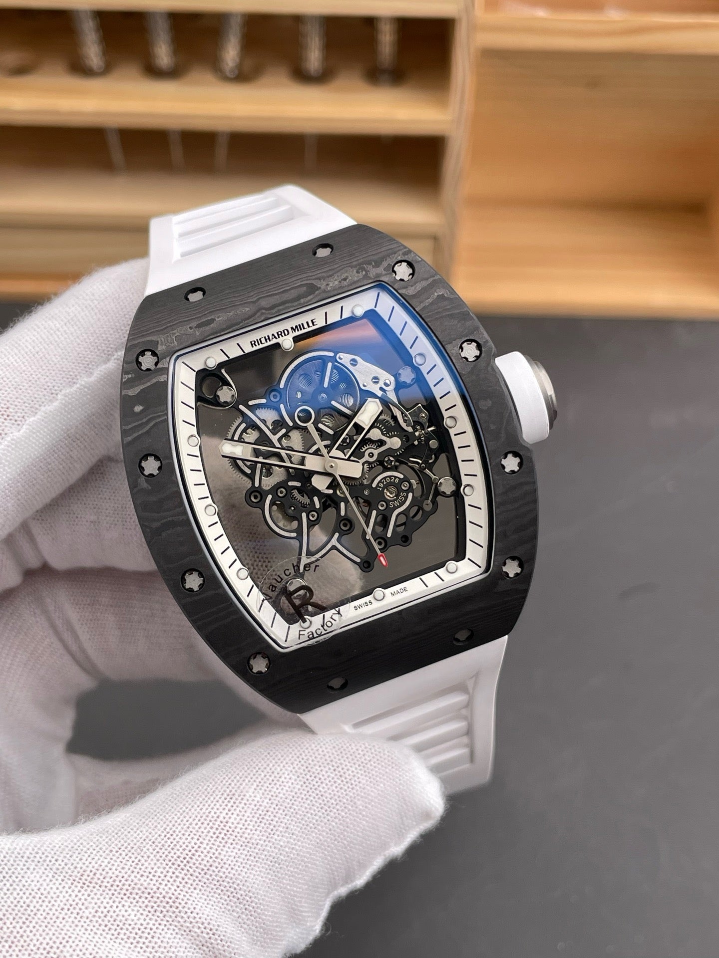 White black and White Watch