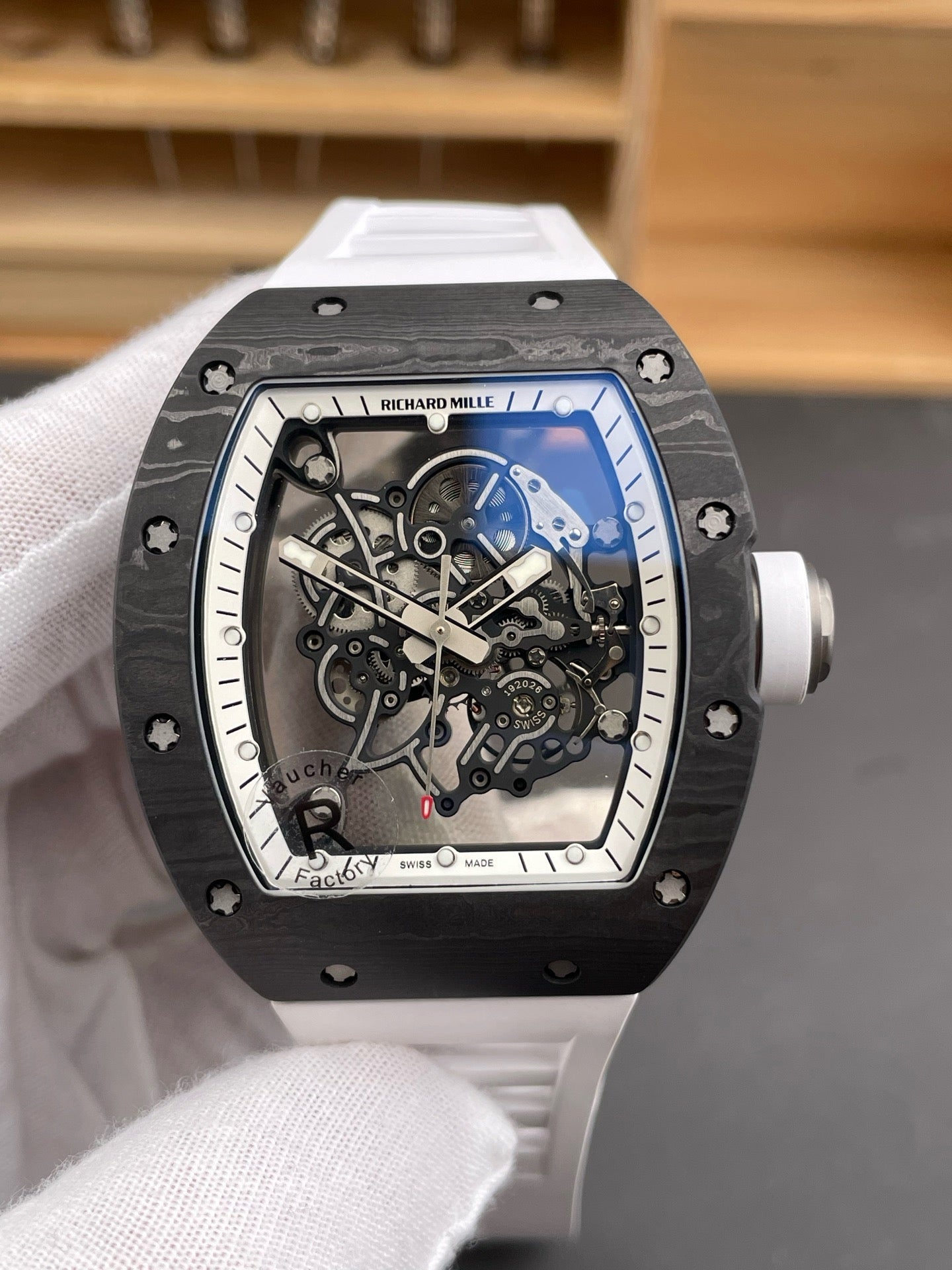 White black and White Watch