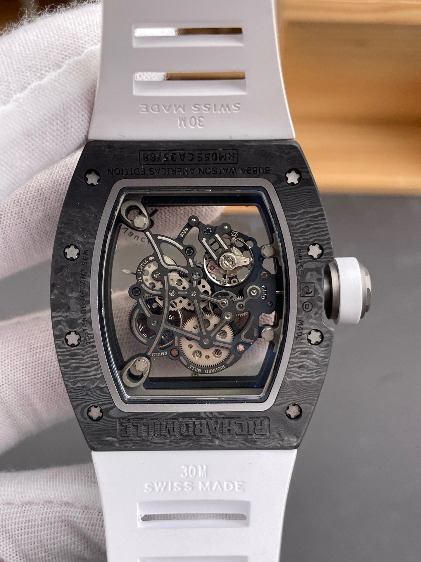 White black and White Watch