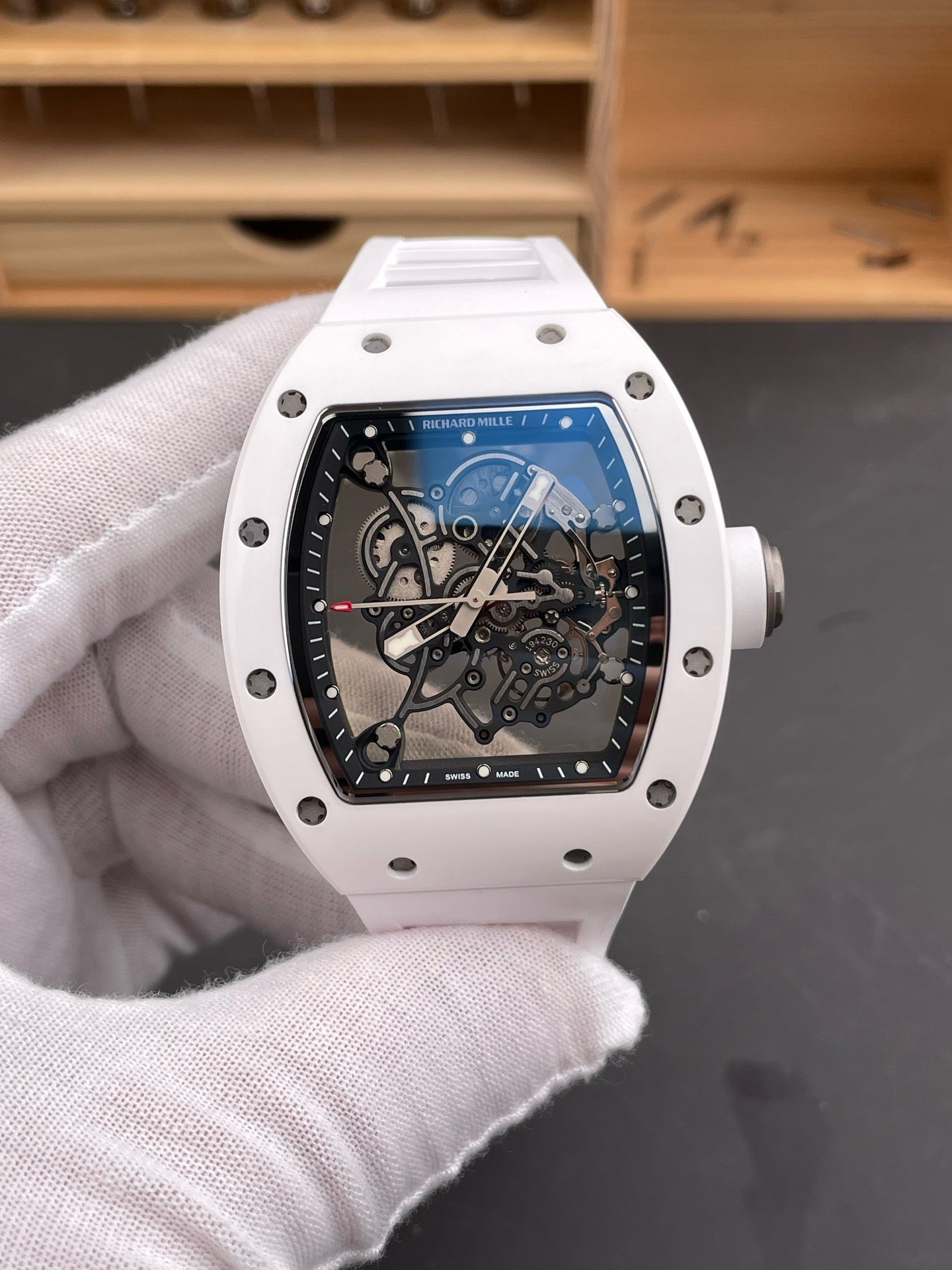 White black and White Watch