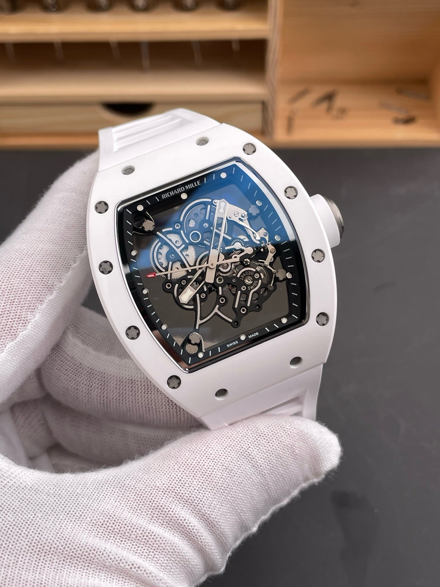 White black and White Watch