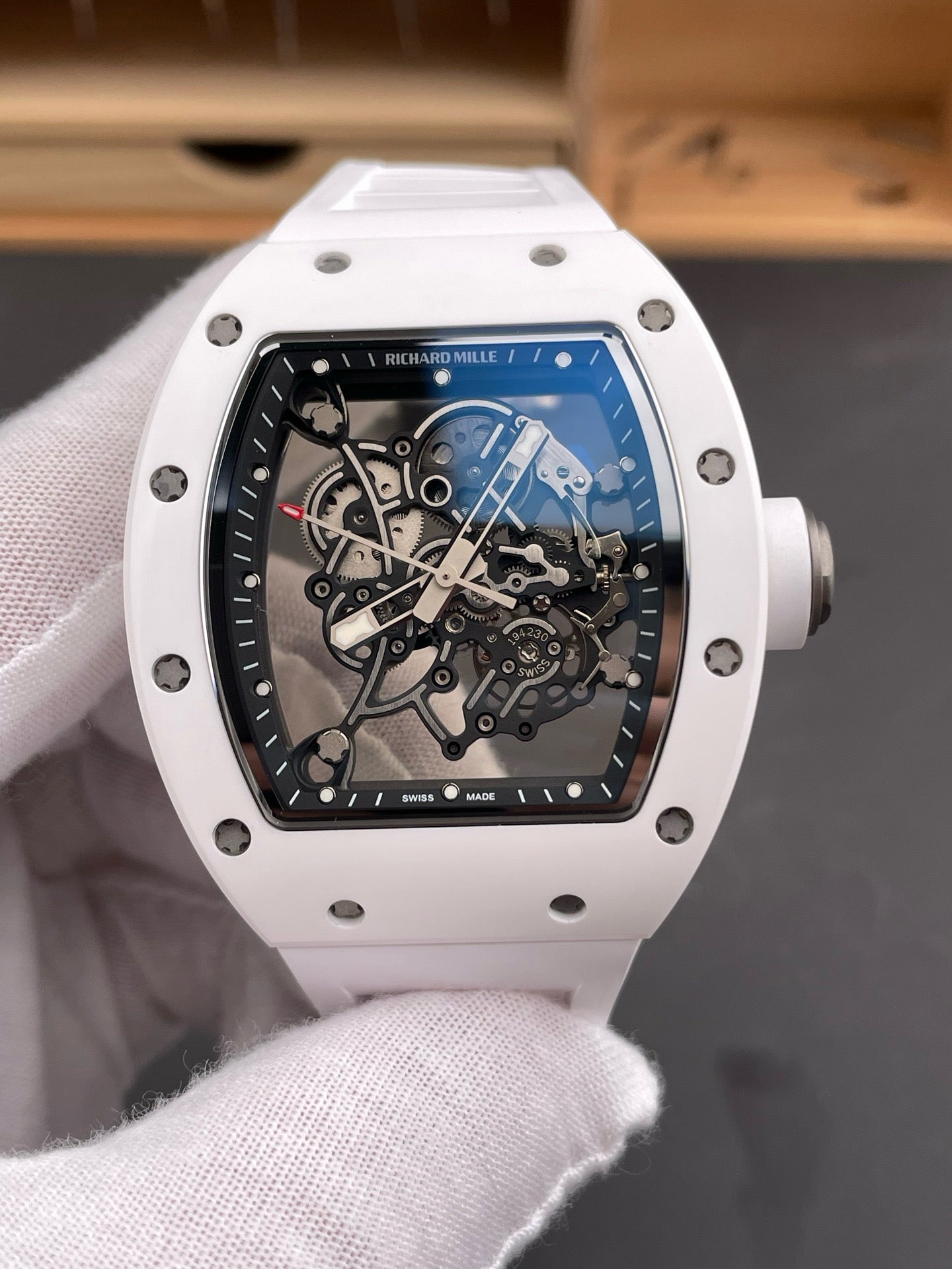 White black and White Watch