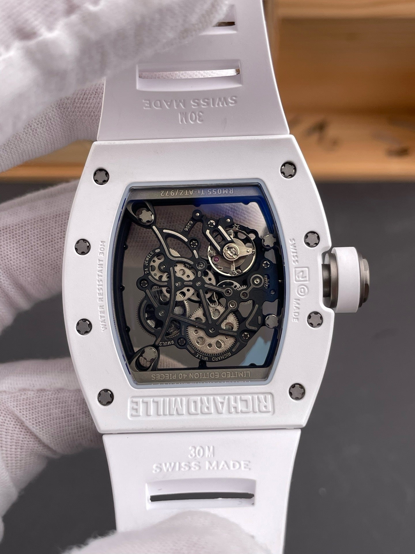 White black and White Watch