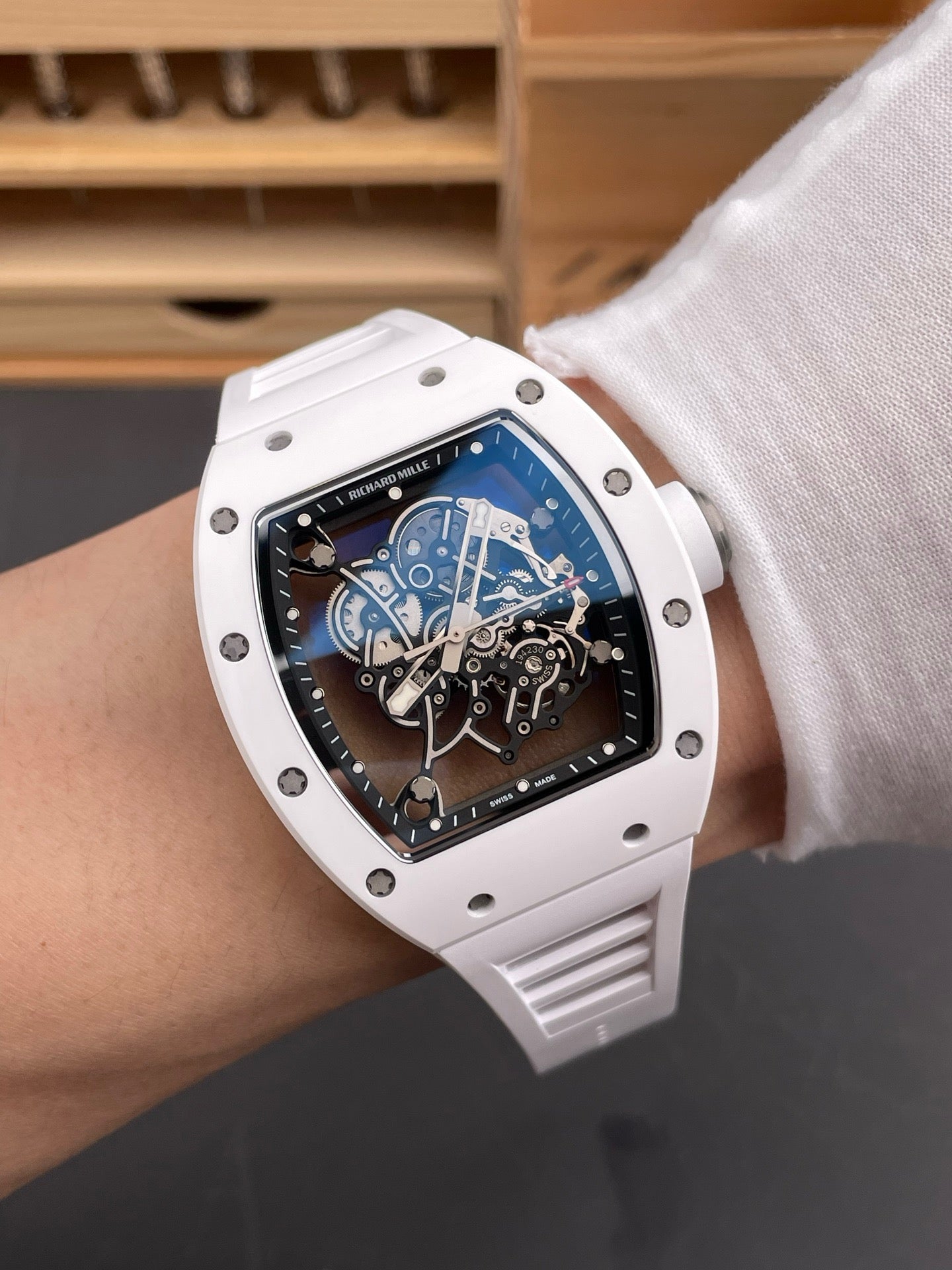 White black and White Watch