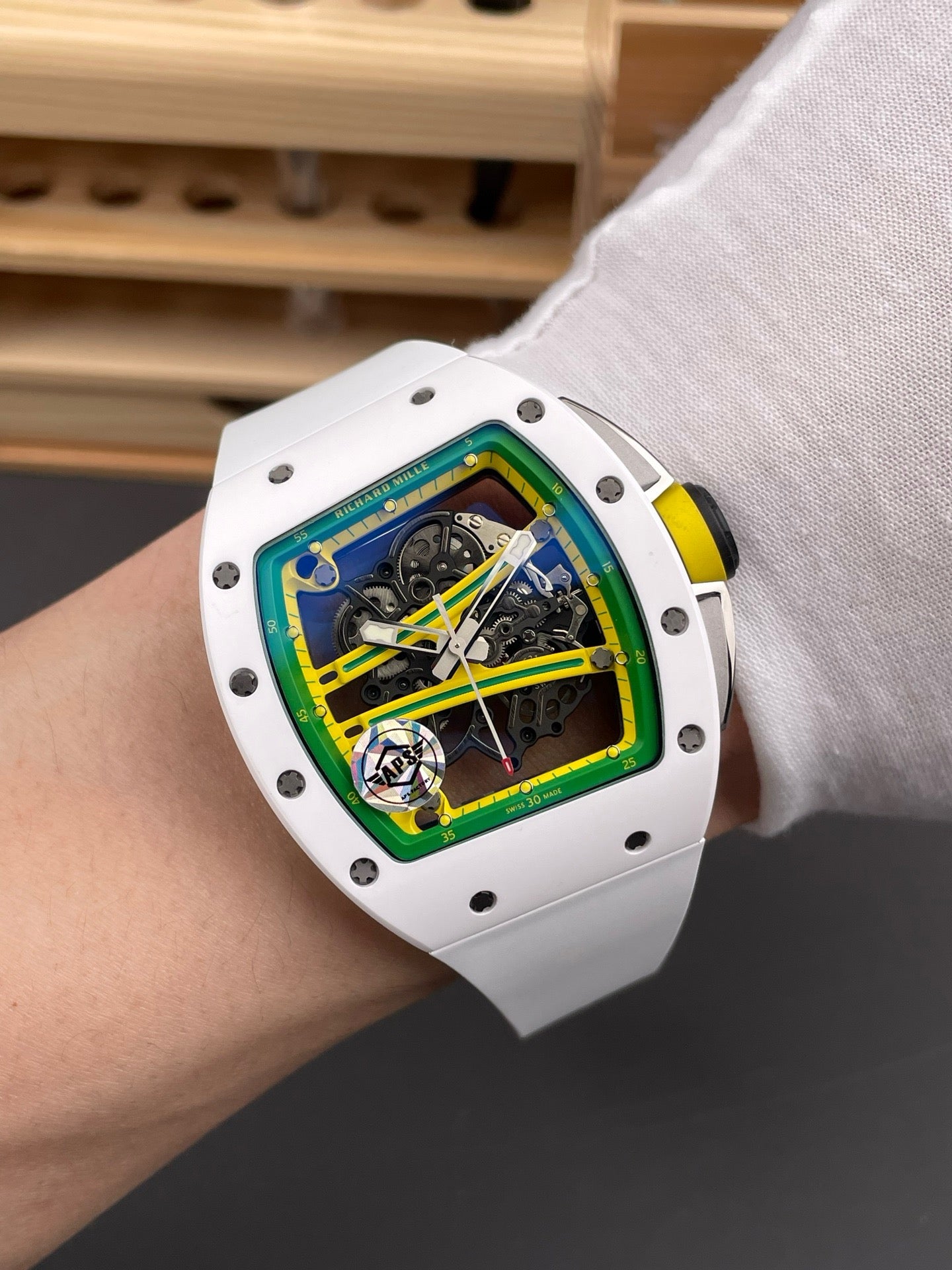 Multi-color white Watch