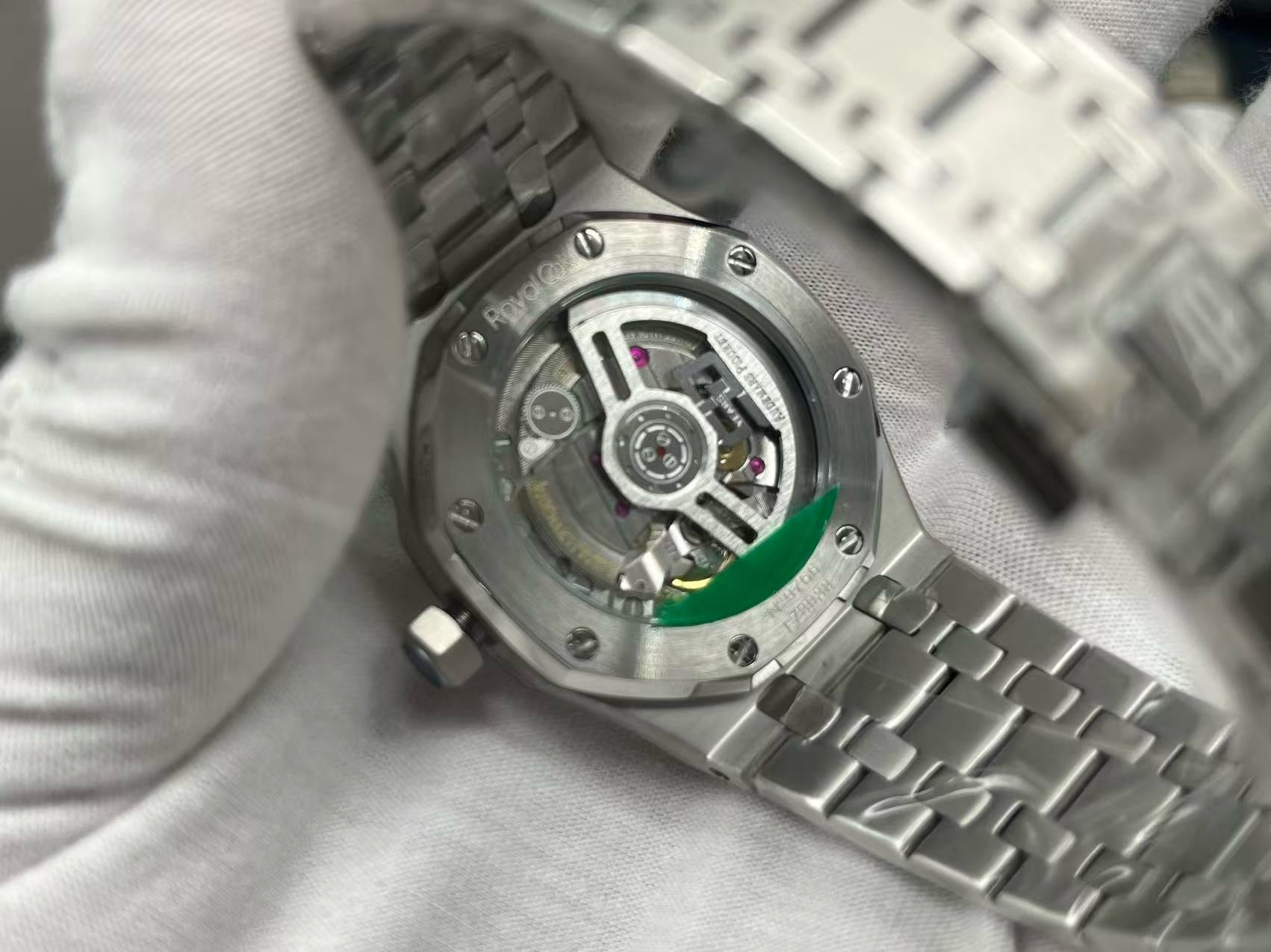 Silver blue and Golden pink Watch