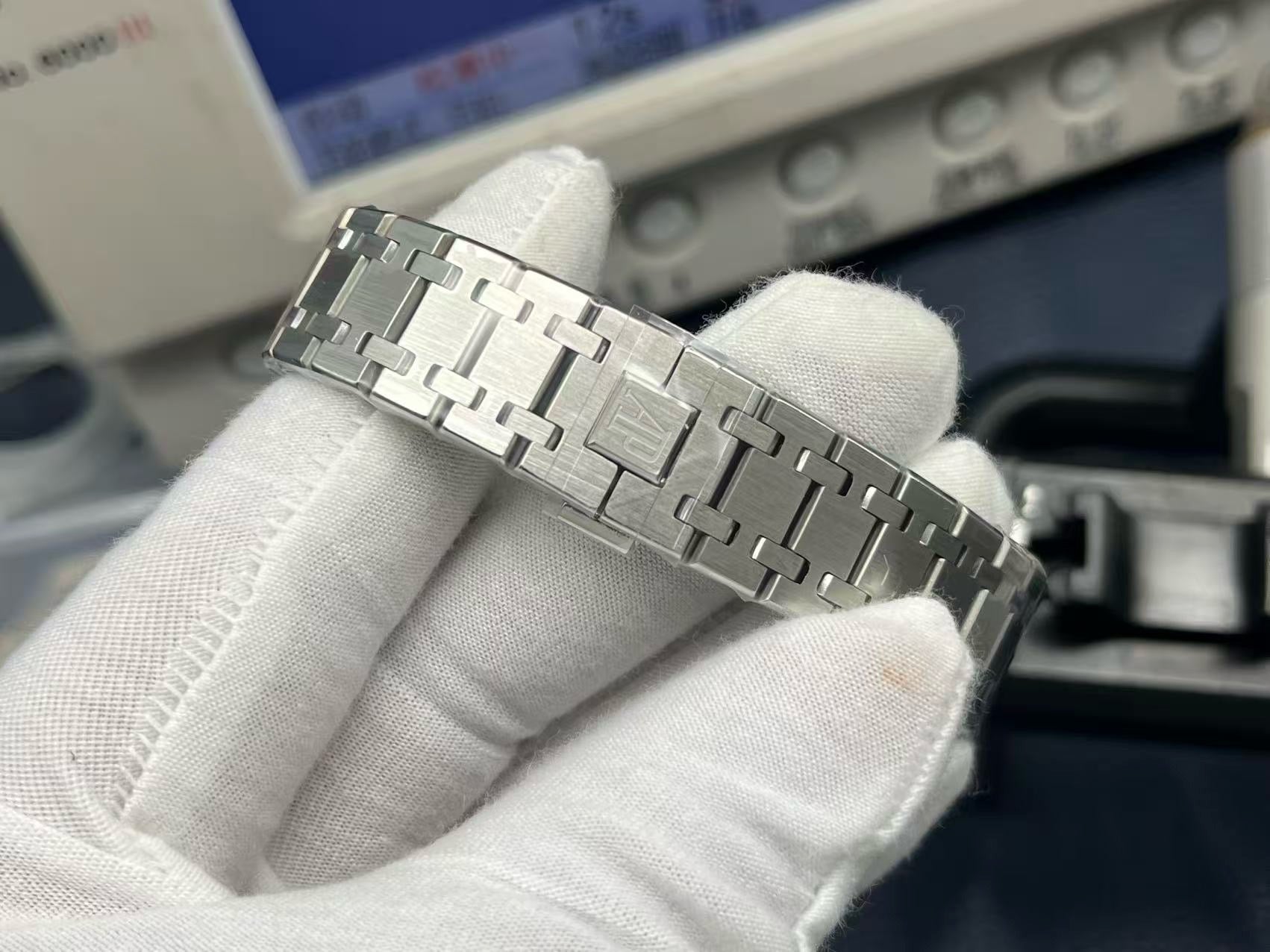 Silver blue and Golden pink Watch