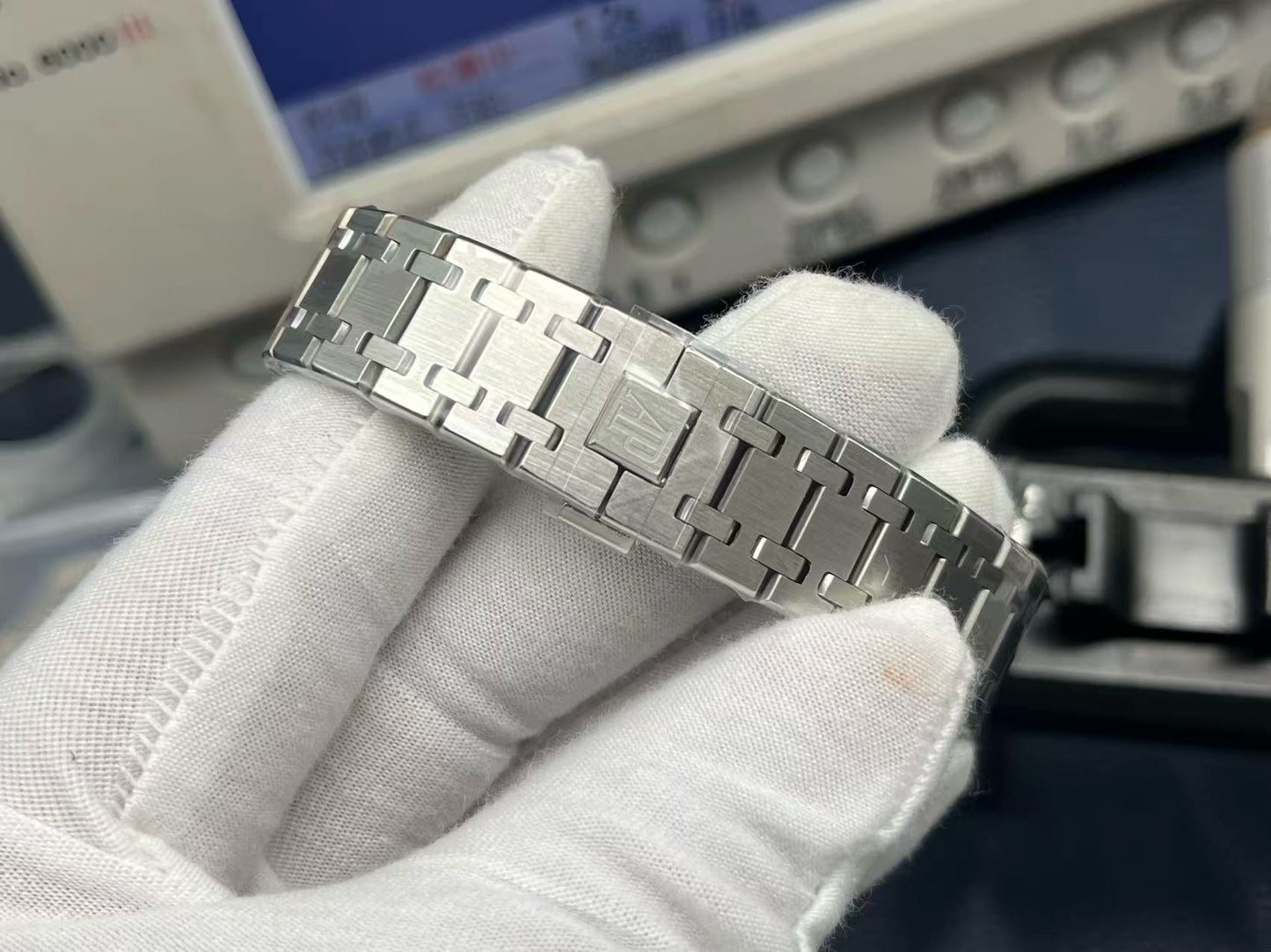Silver blue and Golden pink Watch