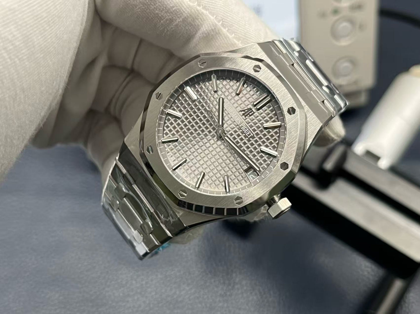 Dark silver Watch