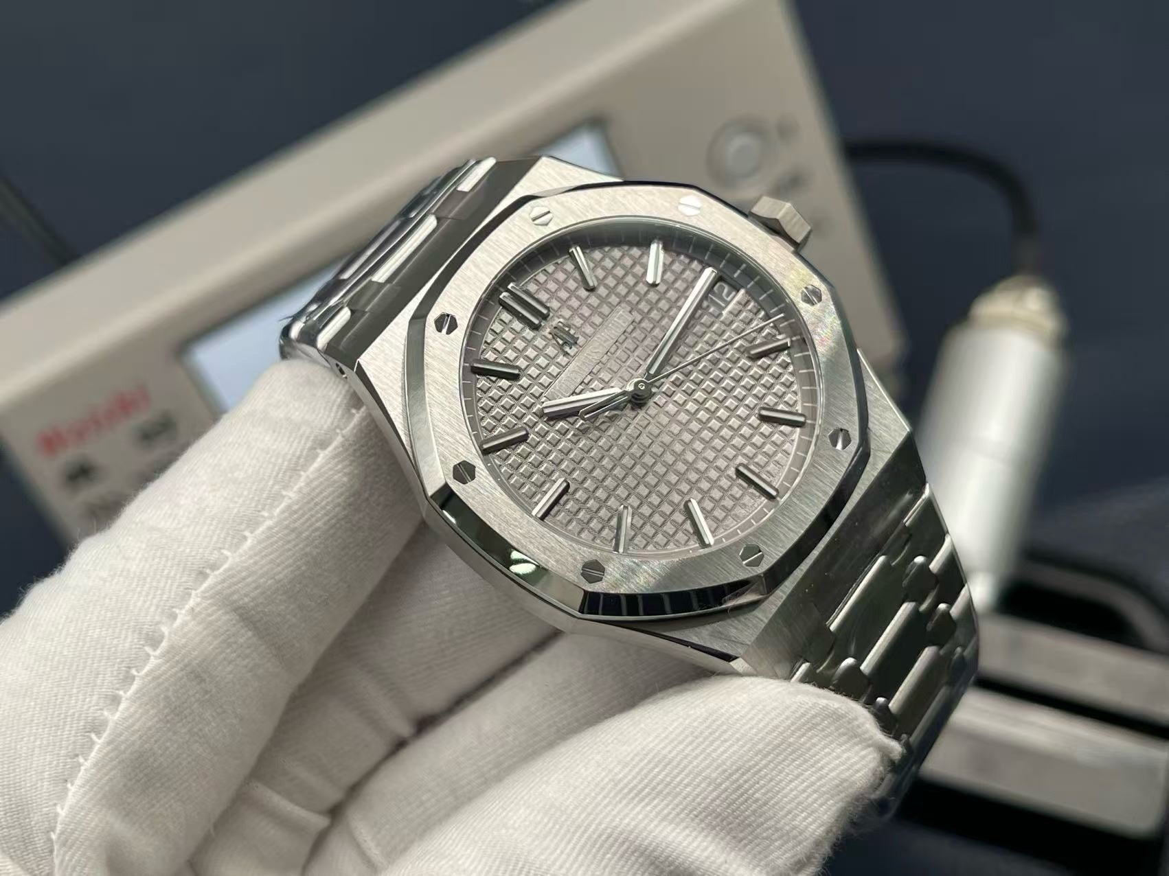 Dark silver Watch