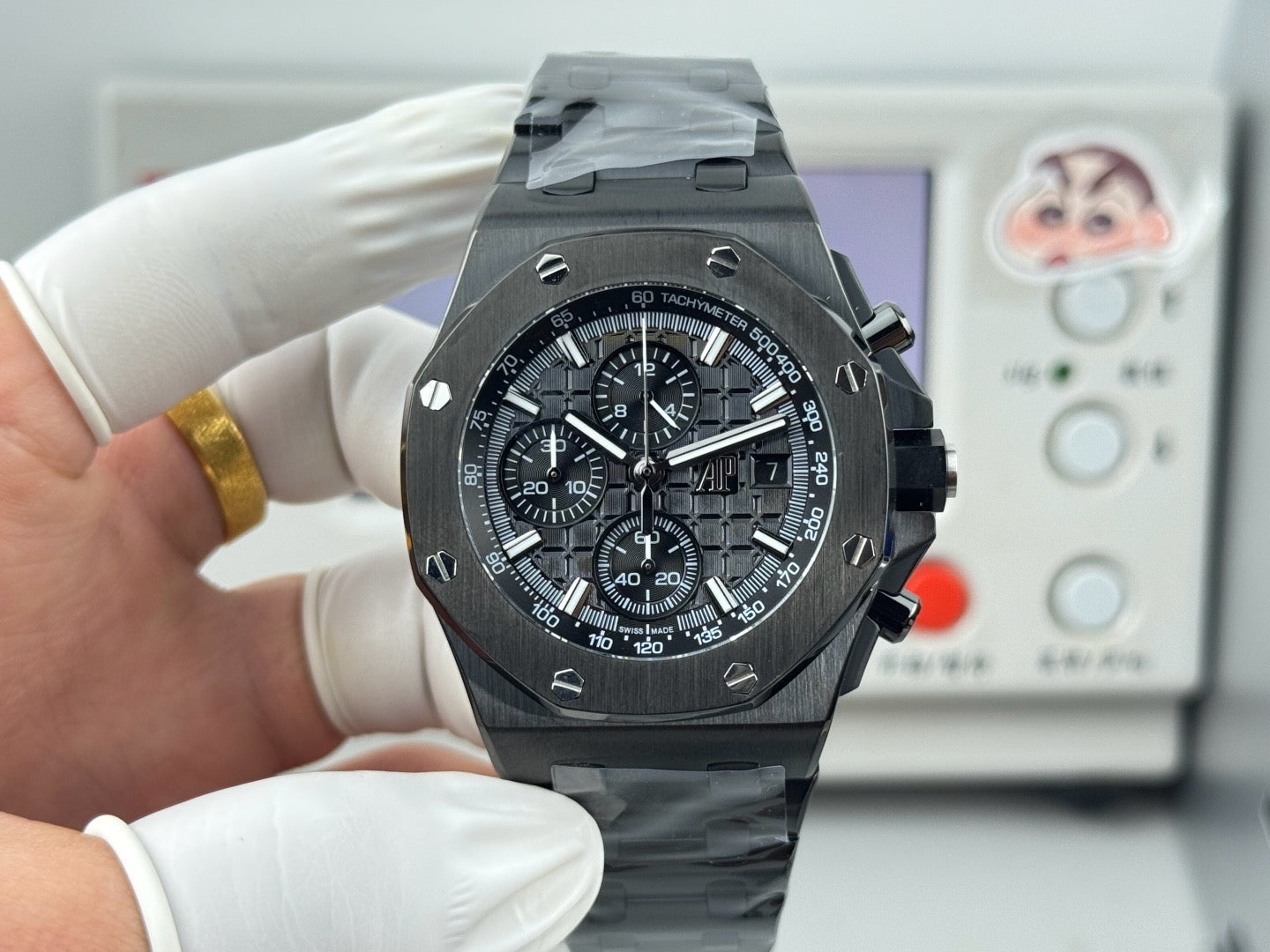 Black and Blue Watch