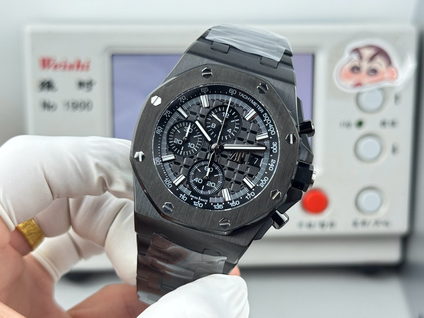Black and Blue Watch