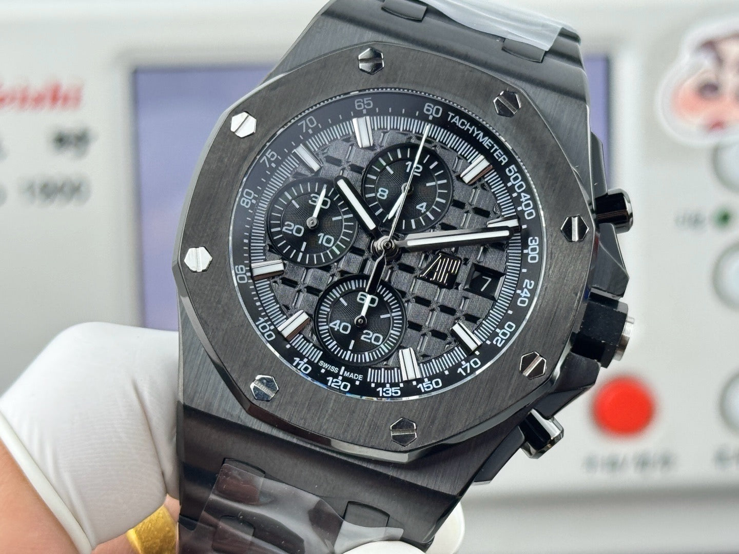 Black and Blue Watch