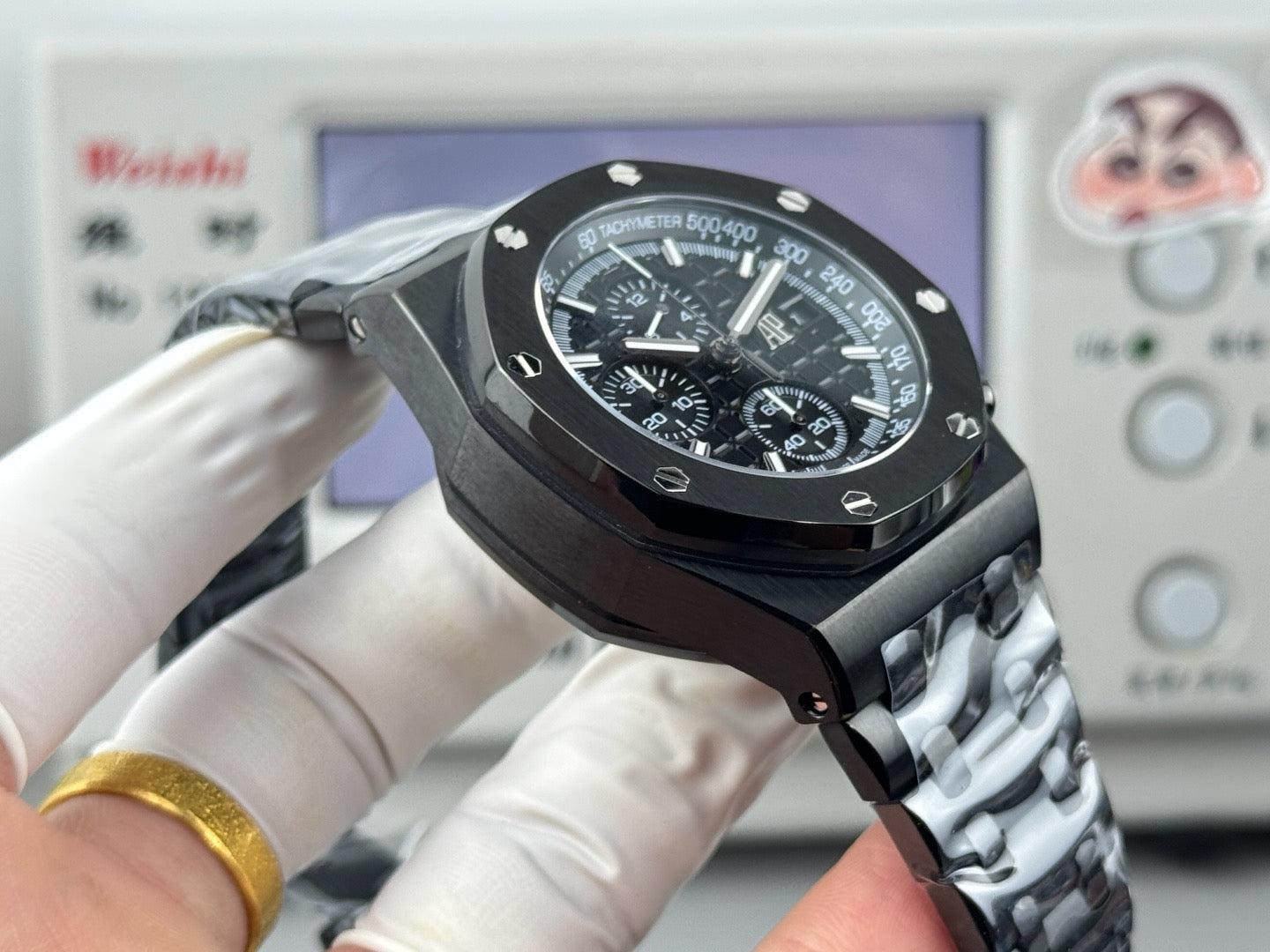Black and Blue Watch