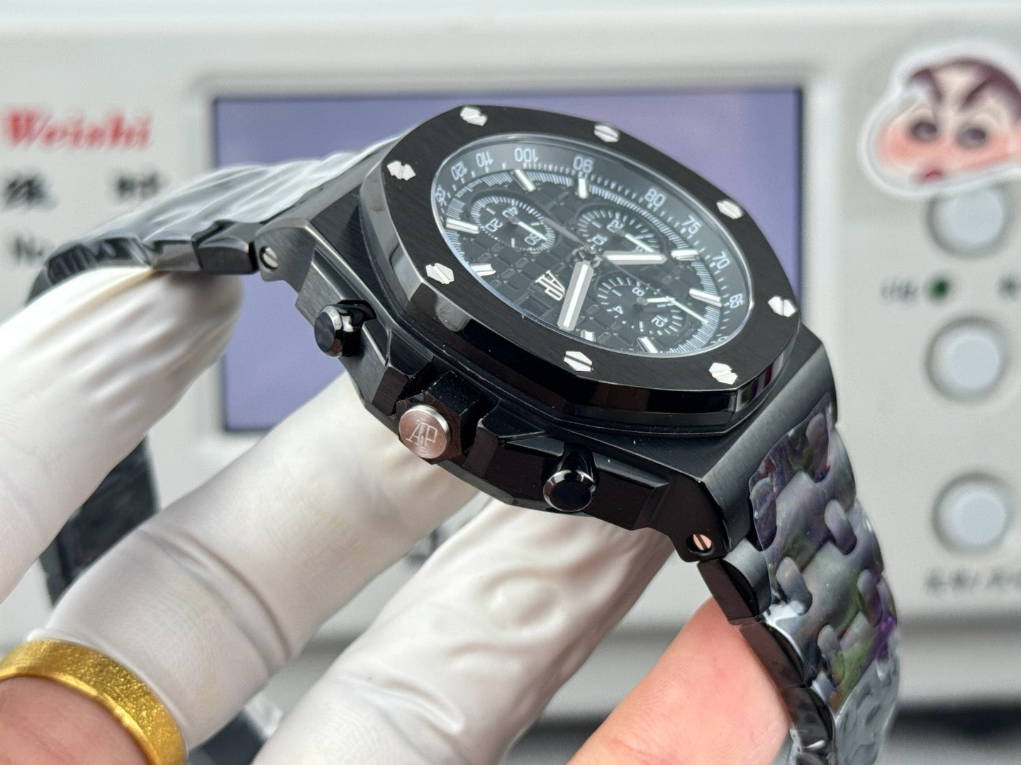 Black and Blue Watch