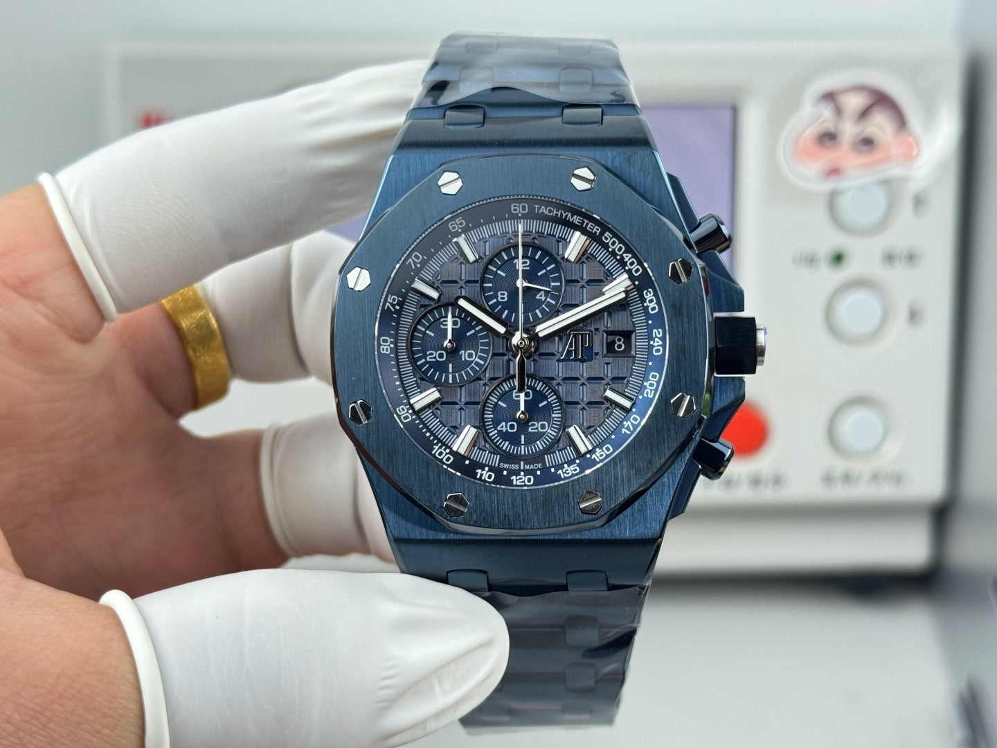 Black and Blue Watch